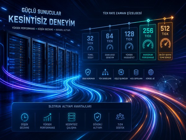 Slotrun 128 Tick Sunucu Altyapısı ve Teknoloji DNA'sı